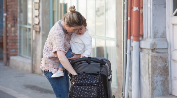 Bolsos maternales de Kiwisac para la silla de paseo