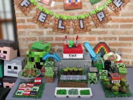 Cumpleaños temático de Minecraft, ideas para decorar la fiesta y la mesa