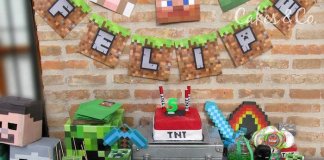 Cumpleaños temático de Minecraft, ideas para decorar la fiesta y la mesa